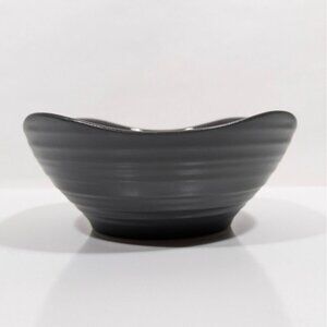 Mikasa Swirl Square Graphite Cereal Bowl